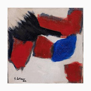 Giorgio Lo Fermo, French Flag, Oil Painting, 2013