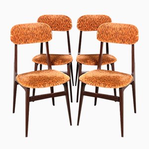 Vintage Dining Chairs, 1960s, Set of 4