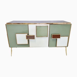 Sideboard mit drei Glastüren, 1990er