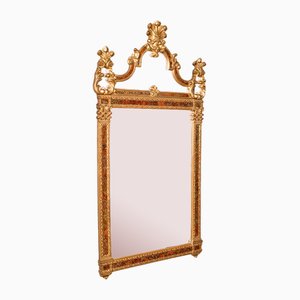 Tall Vintage Hall Mirror in Gilt Gesso and Glass, 1990s