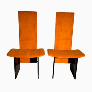 Ocra Yellow Chairs Rennie Mod. attributed to K. Takahama for Simon Gavina, Italy, 1970s, Set of 2
