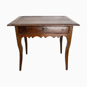 French Louis XV Poplar and Oak Writing Table