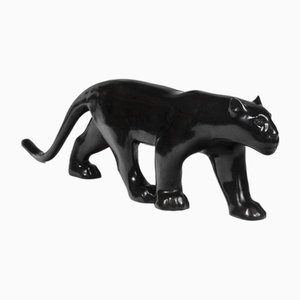 Large Black Panther in Bronze by François Pompon, 2006