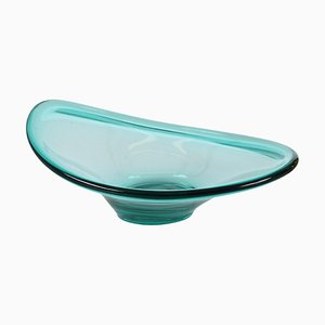 Tiffany Blue Murano Glass Bowl, 1960s