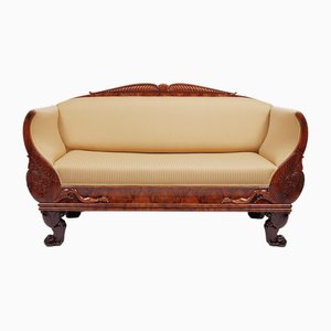 Vintage Biedermeier Sofa in Walnut
