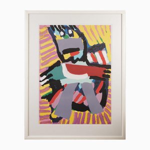 Karel Appel, Composición, años 60, Litografía