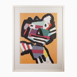 Karel Appel, Composición, años 60, Litografía