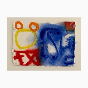 Patrick Heron, 28 décembre 1998, Gouache sur Papier, Encadrée