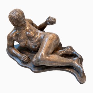 Sculpture Figurative en Plâtre, 1970s