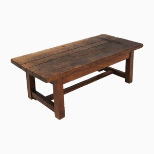 Rustic Wooden Coffee Table, 1890