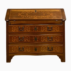 Antique Louis XV Chest of Drawers in Precious Wood Marquetry, 1890s