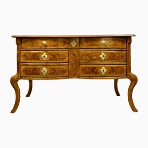 Louis XIV Mazarin Chest of Drawers in Magnifying Glass Marquetry