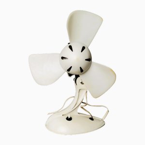 Tragbarer Vintage Art Deco Ventilator, 1975