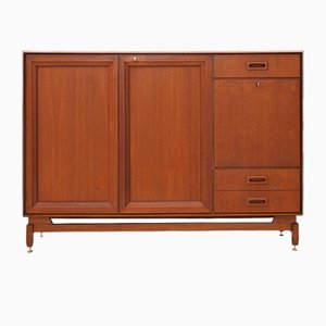 Credenza con vani portaoggetti e cassetti, anni '60