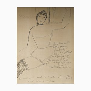 Amedeo Modigliani, L'acrobata, Litografia su carta velina Arches