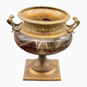 Antiker Jardiniere aus Bronze