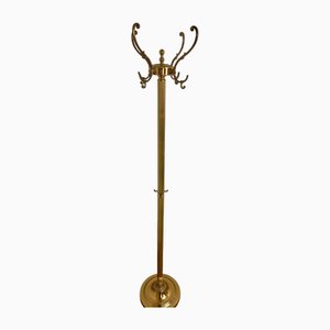 Antique Italian Jacket Stand in Brass