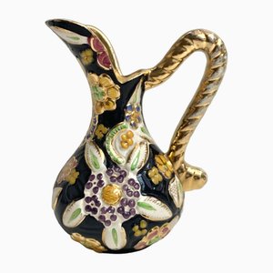 Vase Enamelled Ceramic Pitcher, 1950