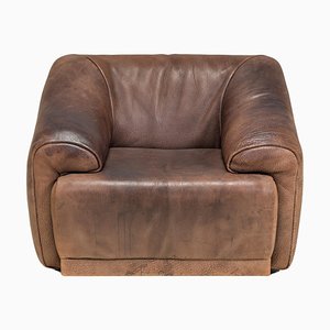 Brown Buffalo Leather Armchair from de Sede, 1970s