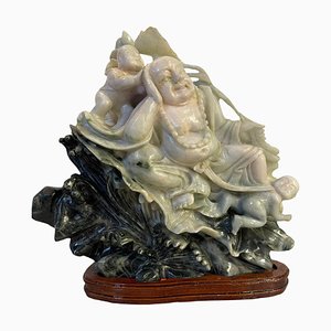 Chinese Jade Root Sculpture, 1940s