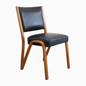 Silla alemana de madera y plumas de Paul Bode Federholz, años 50
