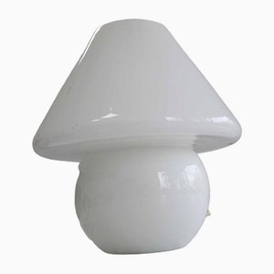Lámpara de mesa hongo grande de cristal de Murano de Vetri Murano, Italia, años 70