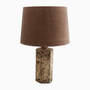 German Cork Table Lamp in the style of Ingo Maurer, 1960s