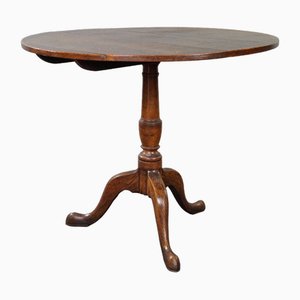 Large English Tilt-Top Dining Table in Oak
