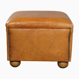 Ottoman in Sheep Leather