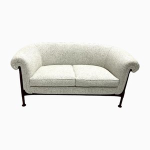 Sofá vintage blanco, años 50