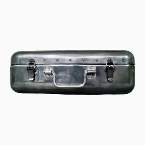 Cassetta di pronto soccorso vintage in alluminio, anni '40