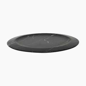 Piatto Piano #2 Dining Plate in Black by Ivan Colominas