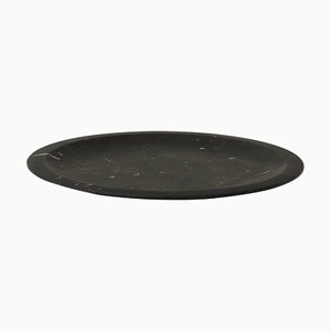 Piatto Piano #1 Dining Plate in Black by Ivan Colominas
