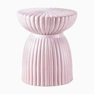 Glossy Ceramic Stool by Thomas Dariel