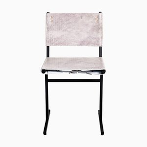 Grey and Black Memento Chair by Jesse Sanderson