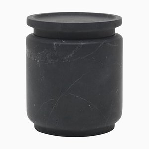 Pyxis Medium Pot in Black by Ivan Colomas