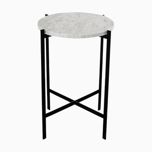 White Carrara Marble Small Deck Table by OxDenmarq