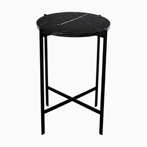 Black Marquina Marble Small Deck Table by OxDenmarq