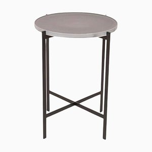 Cloudy Grey Porcelain Small Deck Table by OxDenmarq