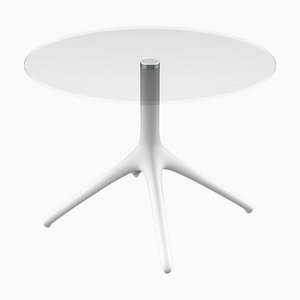 Uni White Table 50 by Mowee