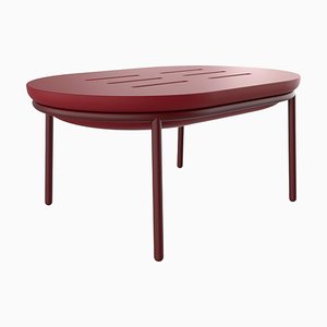 Table Basse Lace 90 Bordeaux par Mowee