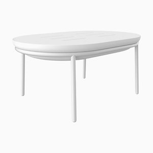Lace White 90 Low Table by Mowee