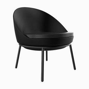 Schwarzer Lace Sessel mit Kissen von Mowee
