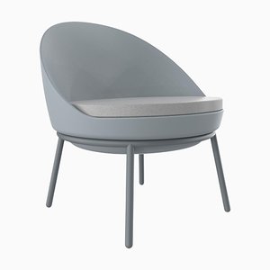 Sillón de encaje en gris con cojín de Mowee