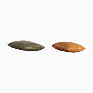 Moss Green Level Pillows by MSDS Studio, Set of 2