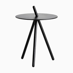 Black Oak Come Here Side Table by Steffen Juul