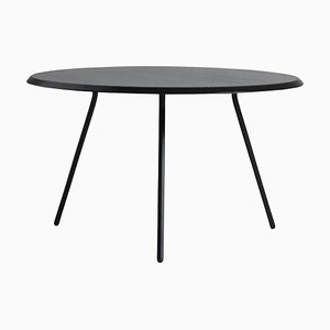 Mesa de centro Soround 75 de fresno en negro de Nur Design