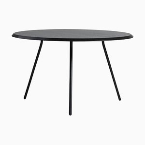 Tavolino da caffè Soround in frassino nero 75 di Nur Design