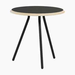 Black Laminate Soround Side Table by Nur Design