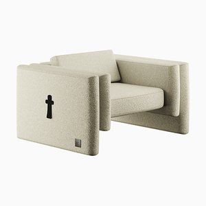 Lisola Armchair in Cream by HOMMÉS Studio